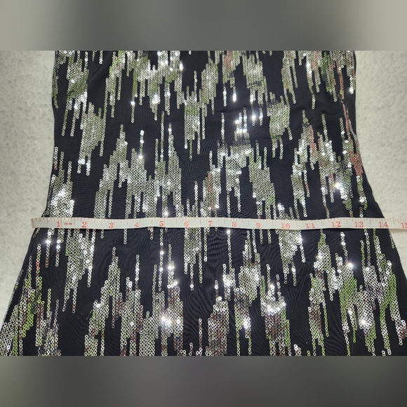 Charlotte Russe black and silver party dress - Picture 5 of 6